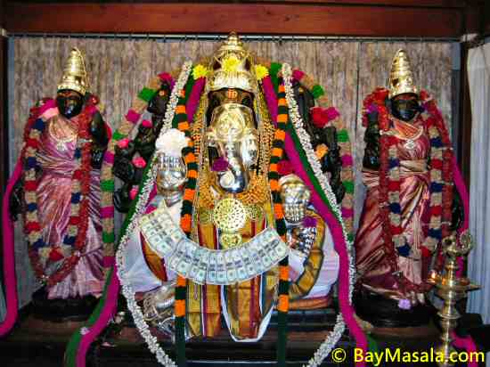 lakshmi ganapati hindu temple © baymasala.com