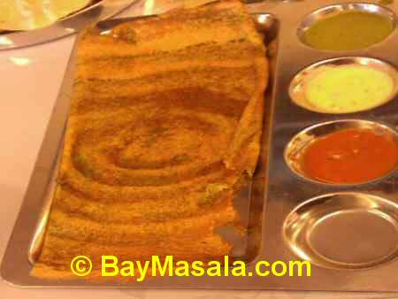 madura sunnyvale cilantro dosa - Image © BayMasala.com