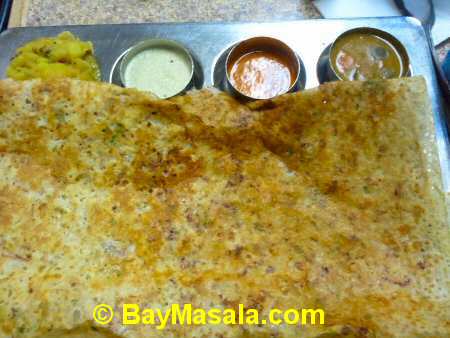 tirupathi bhimas bay area tirupathi bhimas milipitas onion rava masala - Image © BayMasala.com