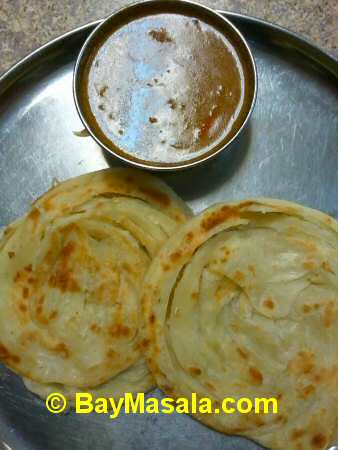 tirupathi bhimas milipitas parotta kurma - Image © BayMasala.com